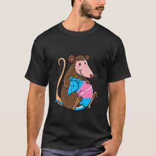 Transgender Pride Opossum Mutter Junge Transkinder T-Shirt