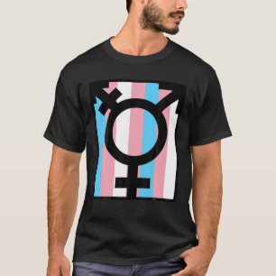 Transgender Pride " Symbol und Markierung " Beklei T-Shirt