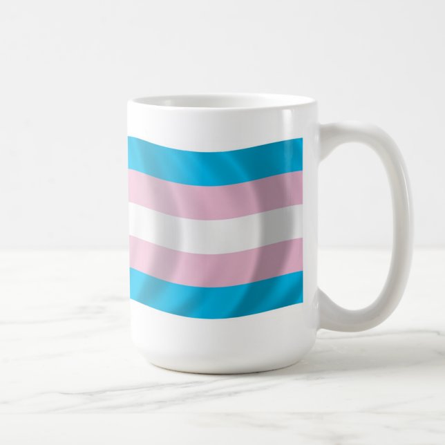 Transgender-Pride-Tasse Kaffeetasse (Rechts)