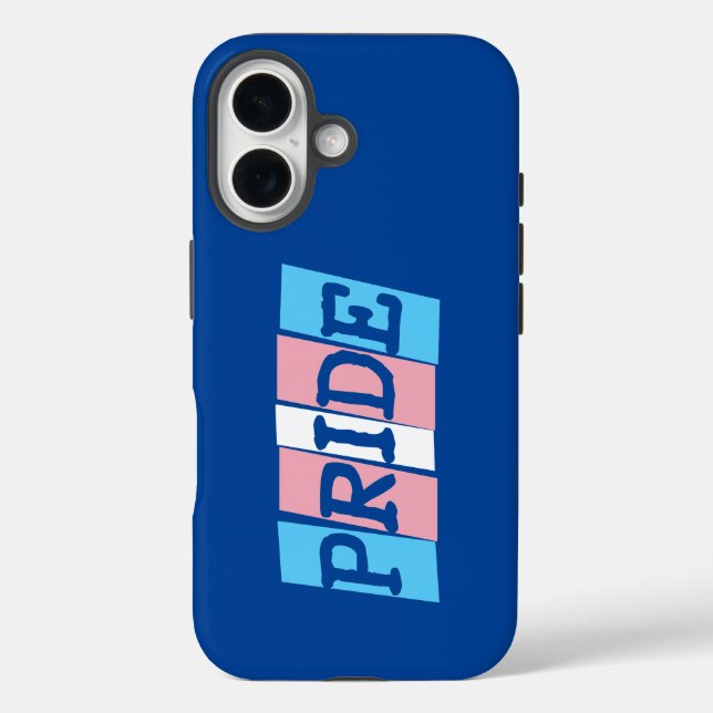 Transgender-Pride-Text Case-Mate iPhone Hülle (Rückseite)