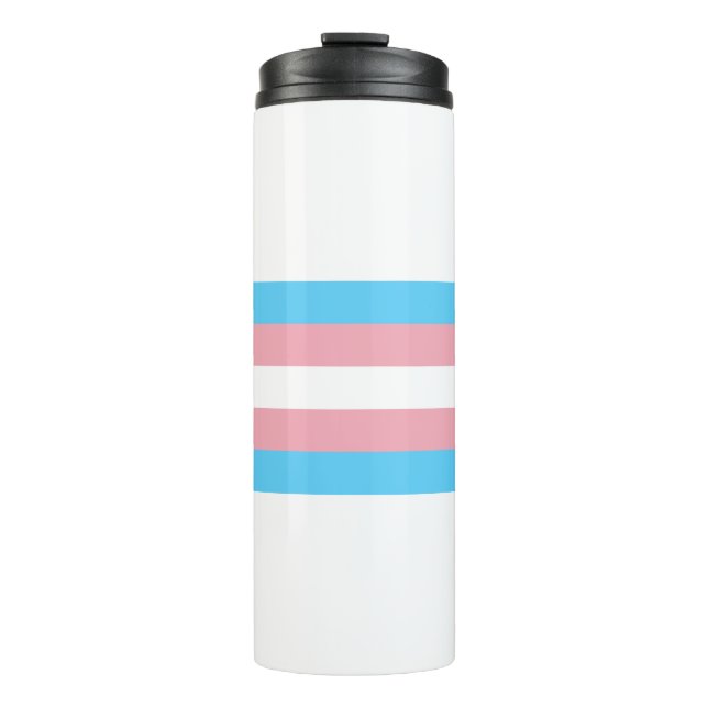 Transgender Pride Thermosbecher (Vorderseite)