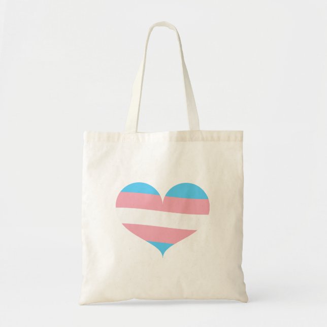 Transgender Pride Tragetasche (Vorne)