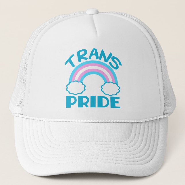 Transgender Pride Truckerkappe (Vorderseite)