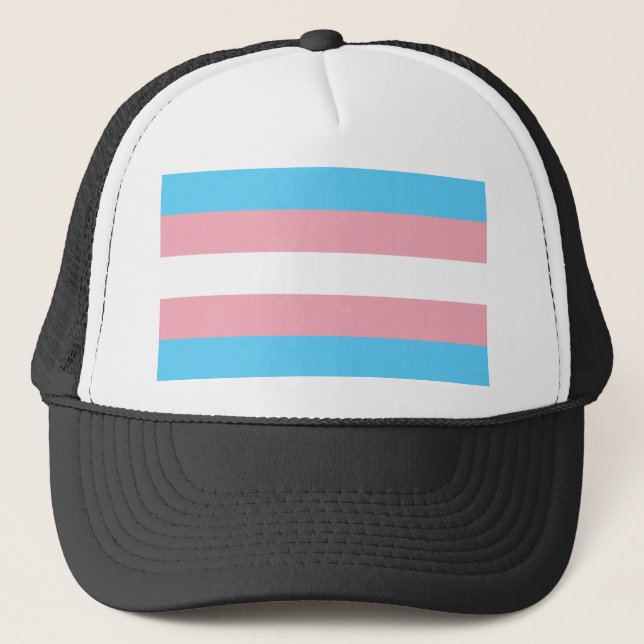 Transgender Pride Truckerkappe (Vorderseite)