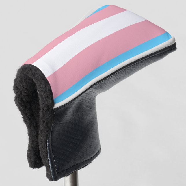 Transgender Prilag - LGBT-Regenbogen Golf Headcover (3/4 Vorderseite)