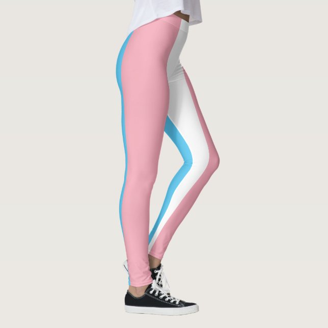 Transgender Prilag - LGBT-Regenbogen Leggings (Rechts)