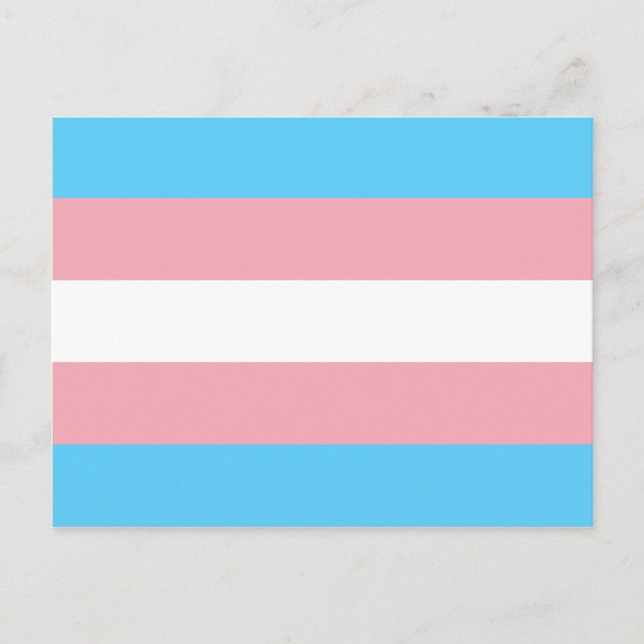Transgender Prilag - LGBT-Regenbogen Postkarte (Vorderseite)
