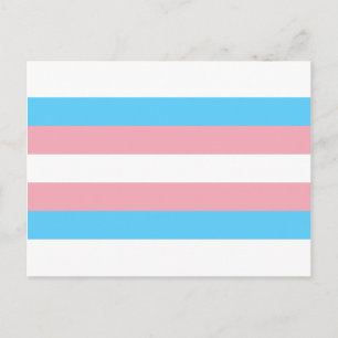 Transgender Prilag - LGBT-Regenbogen Postkarte