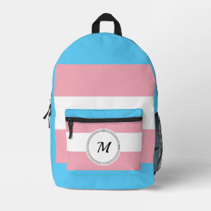Transgender-Prix-Flag mit einer benutzerdefinierte Bedruckter Rucksack