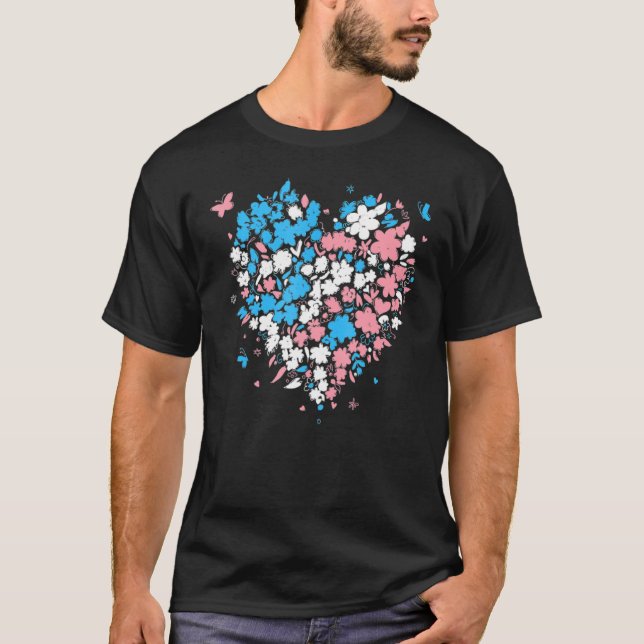 Transgender Prix LGBTQ Trans Valentinstag T-Shirt (Vorderseite)