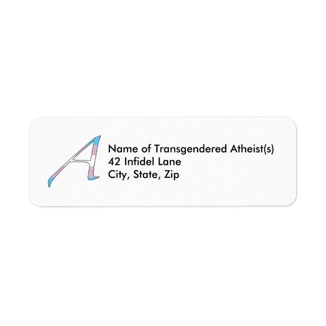 Transgender-Prix "Scarlet" Buchstaben A (Vorne)