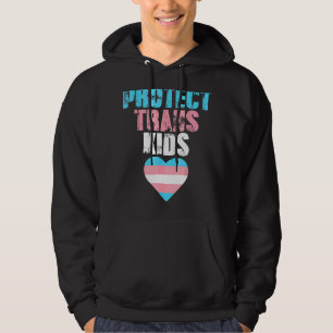 Transgender Protect Trans Kids Lgbtq Que Hoodie