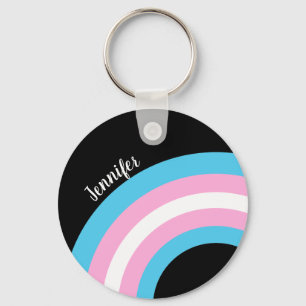 Transgender Rainbow Pride Custom Schlüsselanhänger