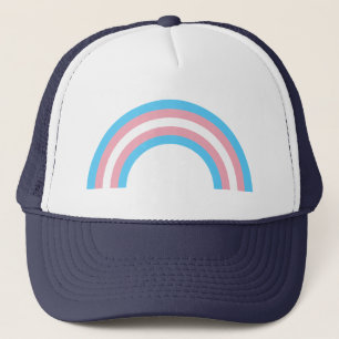 Transgender Regenbogen Stolz Trucker Hat Truckerkappe