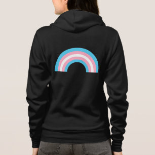 Transgender-Regenbogenfarbenflagge Hoodie