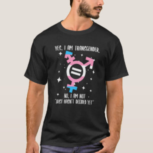 Transgender-Sprüche gegen Transphobie Vorurteile T-Shirt