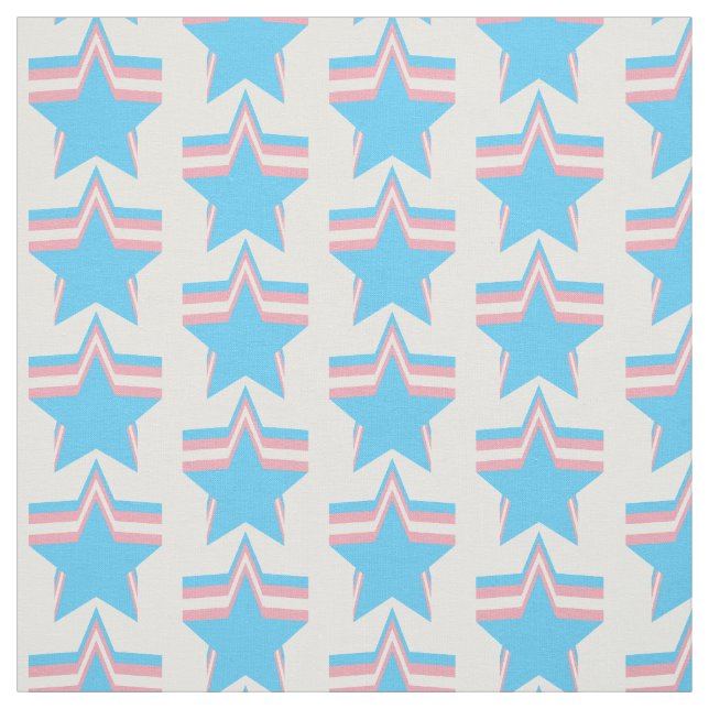 Transgender-Stars Stoff (Muster)