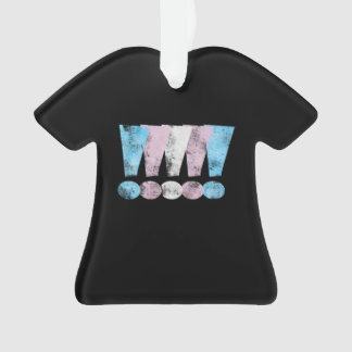 Transgender-Stolz-Ausrufezeichen Ornament