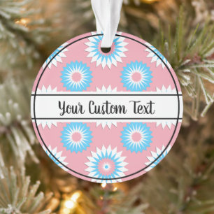 Transgender-Stolz-Blume Ornament