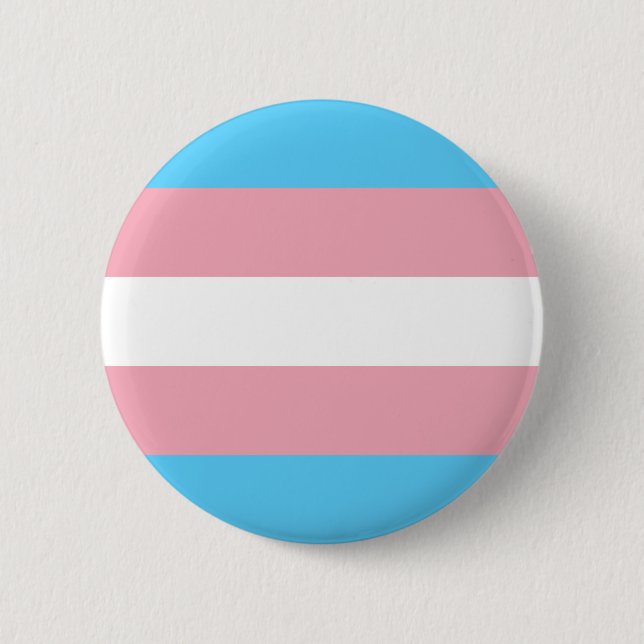 Transgender-Stolz-Flagge Button (Vorderseite)