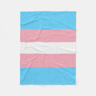 Transgender-Stolz-Flagge Fleecedecke