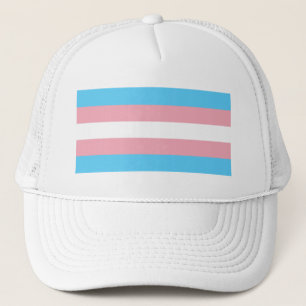Transgender-Stolz-Flagge - LGBT Truckerkappe