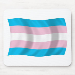 Transgender-Stolz-Flagge-Mauspad Mousepad