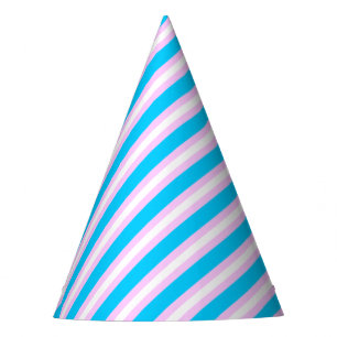 Transgender-Stolz-Flagge Partyhütchen