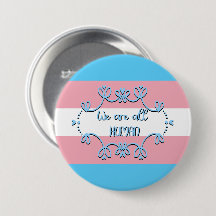 Transgender Stolz Flagge Wir sind alle menschlich
