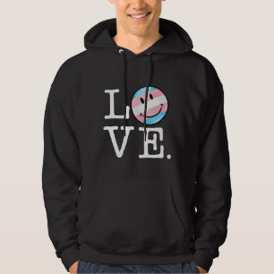 Transgender-Stolz-Flaggen-Liebe Hoodie