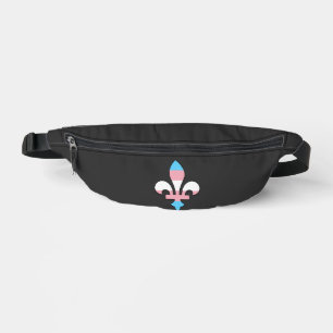 Transgender Stolz Fleur-de-lis Bauchtasche