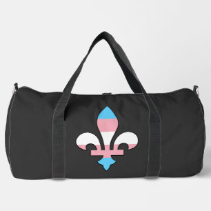 Transgender Stolz Fleur-de-lis Duffle Bag