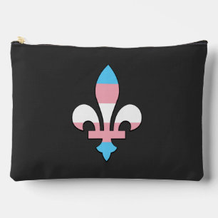 Transgender-Stolz Fleur-de-lis Zubehörtasche