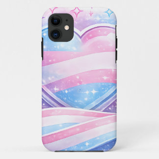 Transgender Stolz Herz Galaxie Case-Mate iPhone Hülle