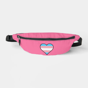 Transgender Stolz Herzen Bauchtasche