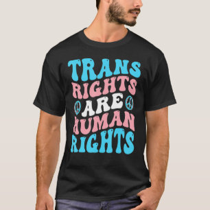 Transgender Stolz LGBT Groovy Trans-Rechte Sind Me T-Shirt
