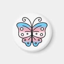 Transgender-Stolz-Schmetterlingsmagnet