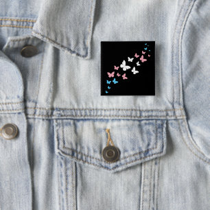 Transgender-Stolz-Schmetterlingspfad Button