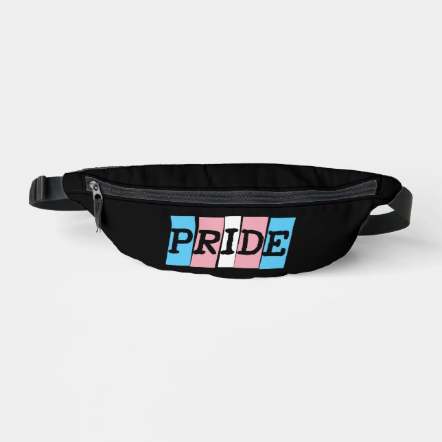 Transgender-Stolz-Text Bauchtasche (Vorderseite)