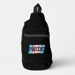 Transgender-Stolz Text Crossbody Bag