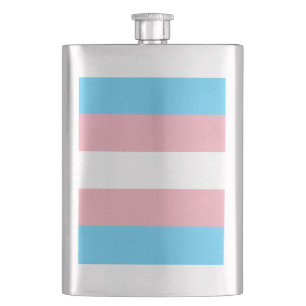 Transgender-Stolzflagge Flachmann