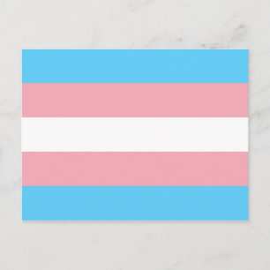 Transgender-Stolzflagge - LGBT-Regenbogen Postkarte