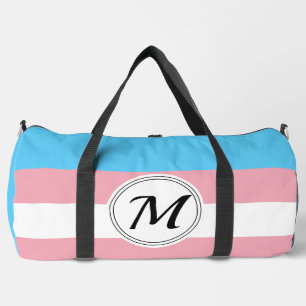Transgender-Stolzflagge mit einer benutzerdefinier Duffle Bag
