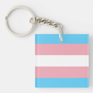 Transgender-Stolzflagge Schlüsselanhänger