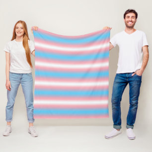 Transgender-Stolzflaggen-Musterdesign Fleecedecke
