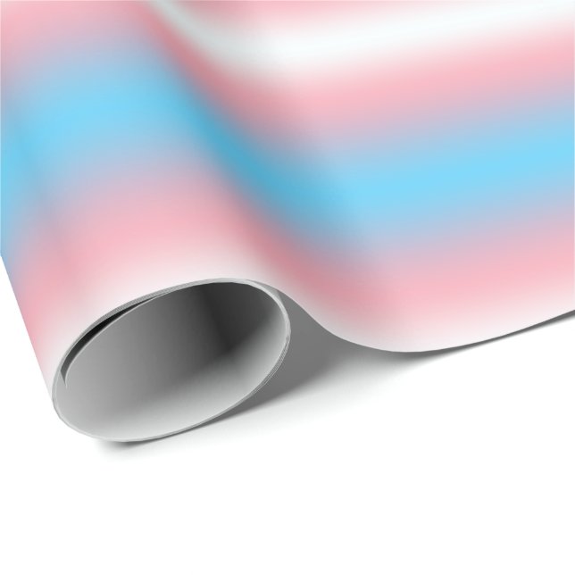 Transgender-Stolzflaggen-Musterdesign  Geschenkpapier (Rolleneckpunkt)