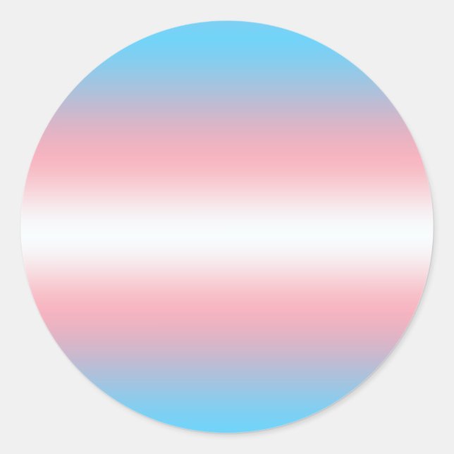 Transgender-Stolzflaggen-Musterdesign  Runder Aufkleber (Vorderseite)