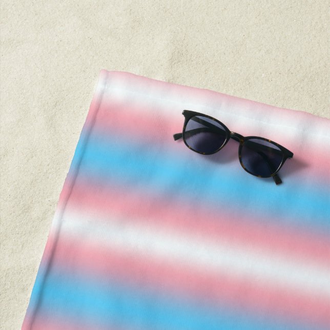Transgender-Stolzflaggen-Musterdesign  Strandtuch (Beispiel)