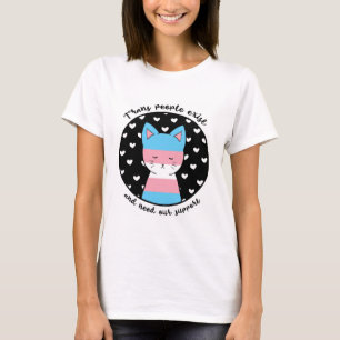 Transgender-StützMiezekatze T-Shirt