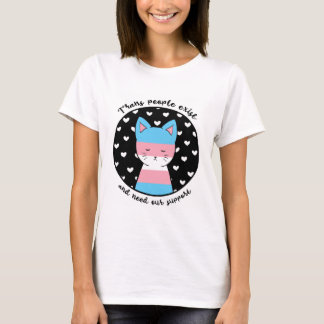 Transgender-StützMiezekatze T-Shirt